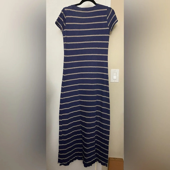 NWOT Splendid Soft Striped Maxi Shirt Dress Size Small - Picture 2 of 6
